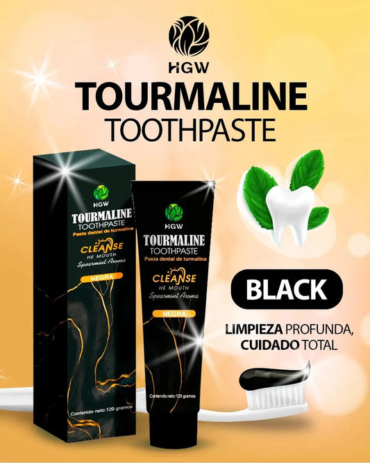 Kit + 2 unidades Pasta Dental Natural Tourmaline Negra World Herbs SIN FLUOR