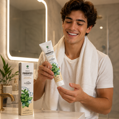 Kit + 2 unidades Crema Dental HGW Con Probióticos Sin Flúor Ni Triclosán