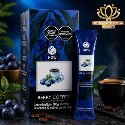 Berry Coffee Con Arándanos Antioxidante Vitamina C